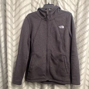 The north face jacket Denali Sherpa zip up hoodie hooded jacket size XL black